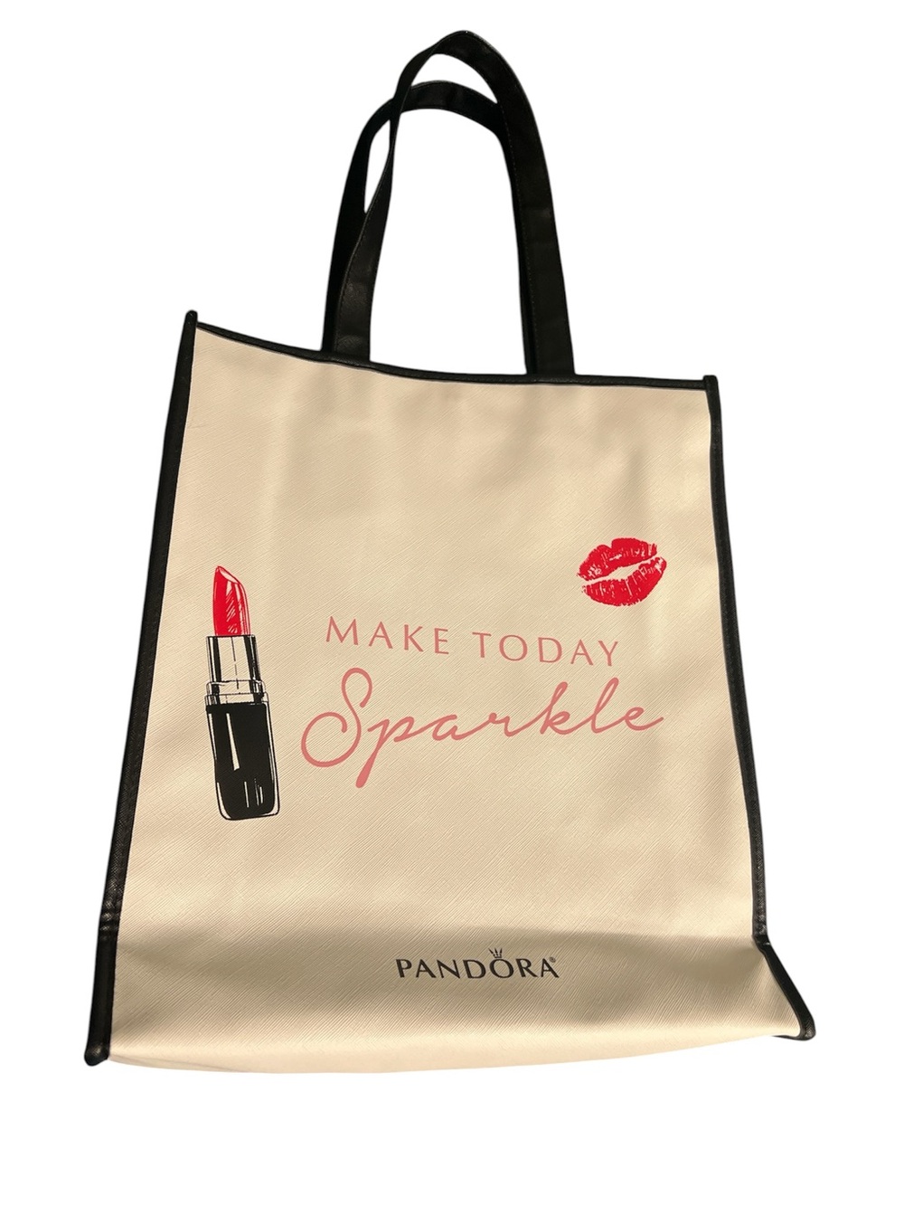 Pandora Cream Make Today Sparkle limited edition tote NWOT